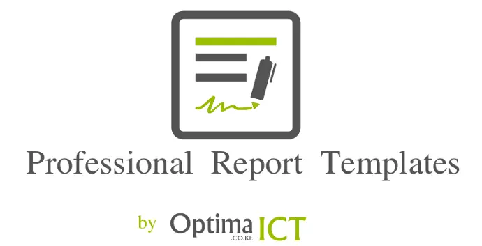 Professional Report Templates